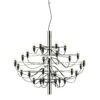 Flos 2097/30 Sarfatti Chandelier LED, Chrome -Flos Sales Store flos 2097 30 sarfatti chandelier led 1