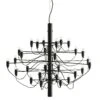Flos 2097/50 Sarfatti Chandelier, Matte Black -Flos Sales Store flos 2097 50 sarfatti chandelier 2