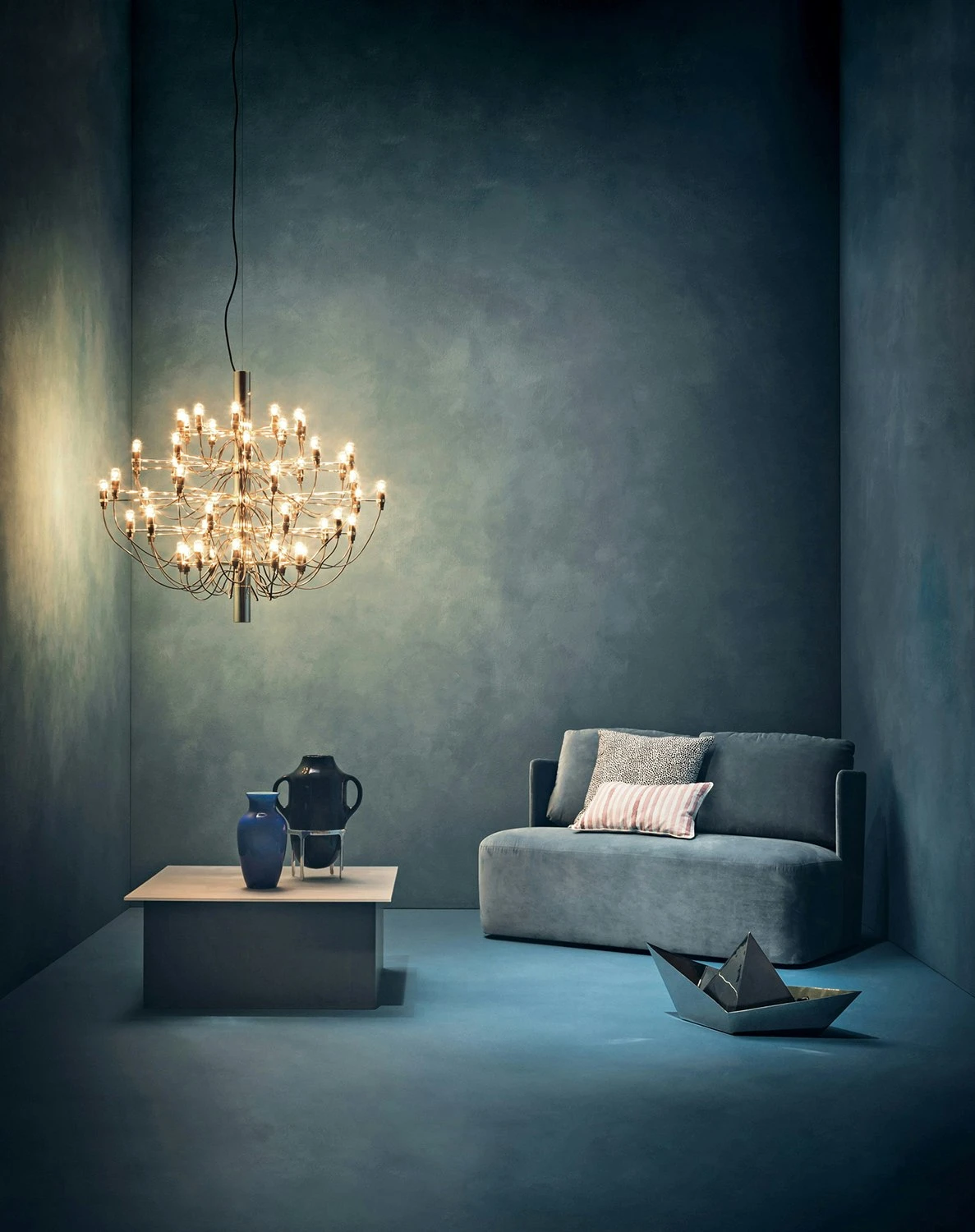 Flos 2097/50 Sarfatti Chandelier LED, Chrome 5 Flos 2097/50 Sarfatti Chandelier LED, Chrome - Image 3