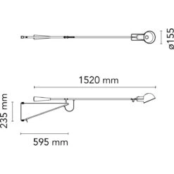 Flos 265 Small Wall Lamp, Chromatica -Flos Sales Store flos 265 small 4 1
