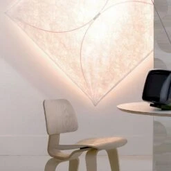 Flos Ariette 1 Ceiling/Wall Lamp, Textile -Flos Sales Store flos ariette 1 ceiling wall lamp fabric 2 1