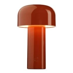 Flos Bellhop Table Lamp Portable, Brick Red