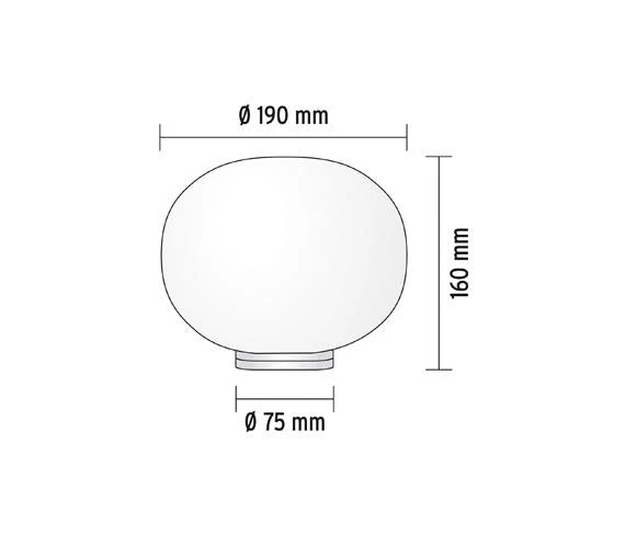 Flos Glo-Ball B0 Table Lamp Dimmer 5 Flos Glo-Ball B0 Table Lamp Dimmer - Image 3