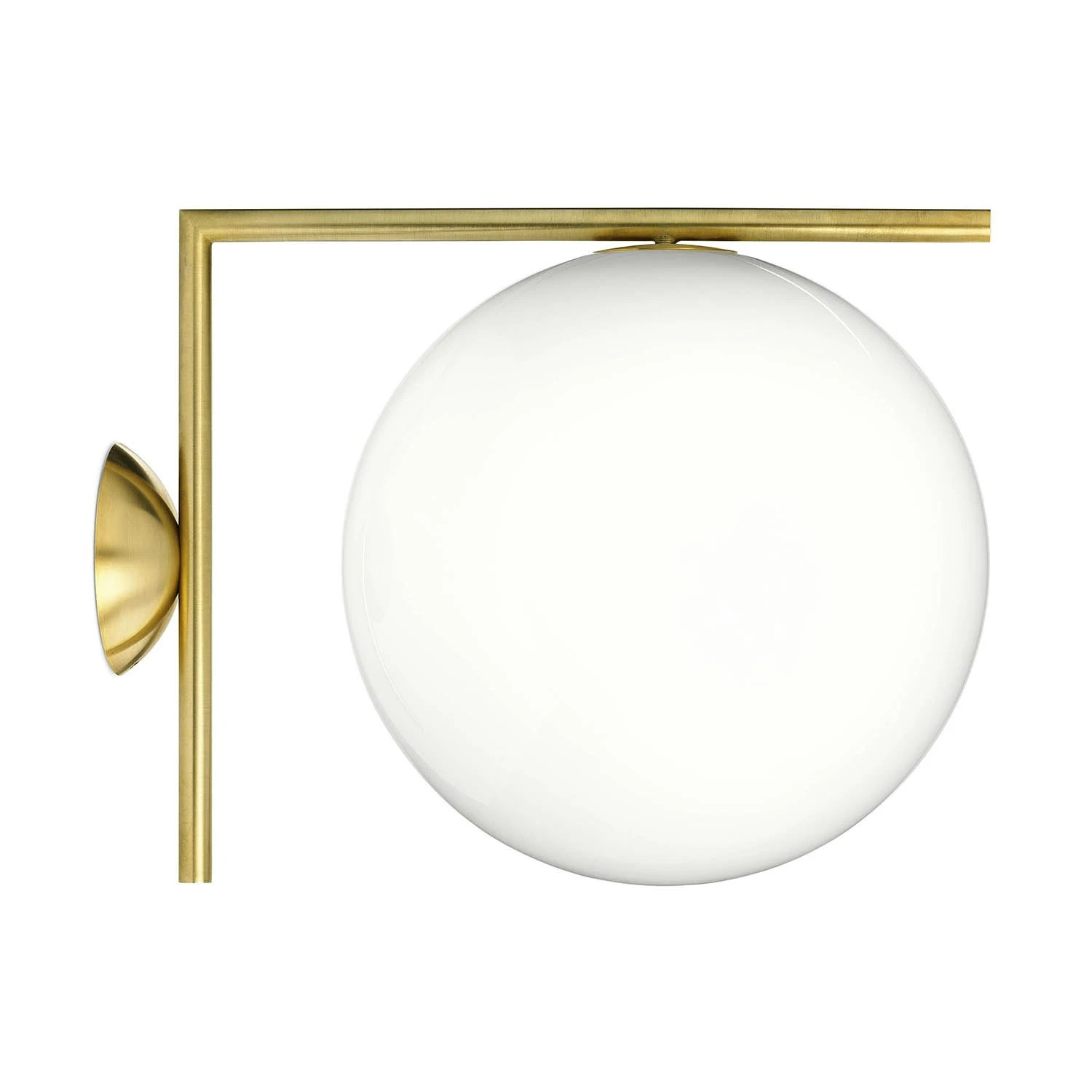 Flos IC Lights C/W2 Ceiling/Wall Lamp, Brass 3 Flos IC Lights C/W2 Ceiling/Wall Lamp, Brass