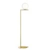 Flos IC Lights F1 Floor Lamp, Brushed Brass -Flos Sales Store flos ic lights floor 1 5