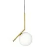 Flos IC Lights S1 Pendant, Brushed Brass -Flos Sales Store flos ic lights suspension 1 3