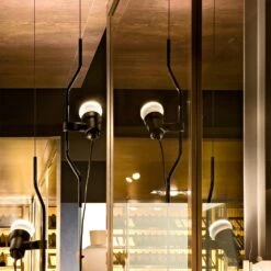 Flos Parentesi Floor Lamp, Black -Flos Sales Store flos parentesi ceiling lamp 1