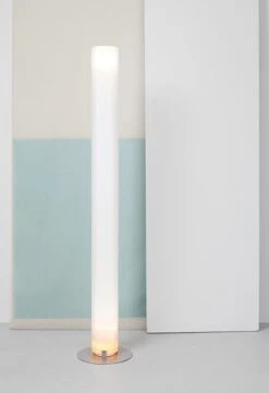 Flos Stylos Floor Lamp, Silver -Flos Sales Store flos stylos floor lamp silver 2