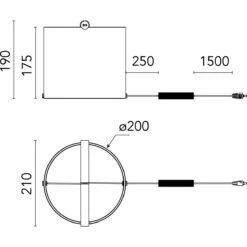 Flos To-Tie T1 Table Lamp, Anodised Aluminium -Flos Sales Store flos to tie 17
